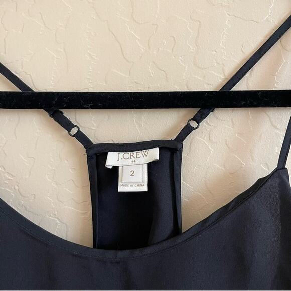J. Crew Black & White Color Block Cami - Picture 4 of 5